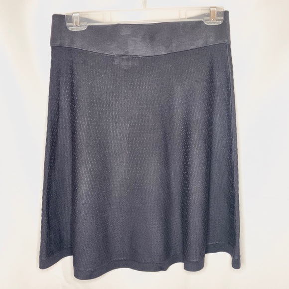 Loft Gray Knit Skirt - Picture 2 of 5